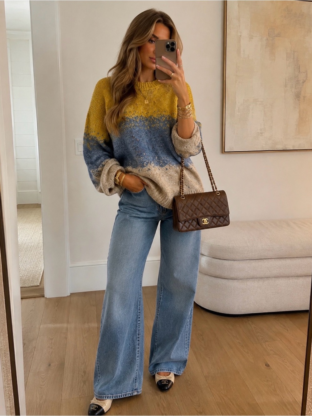 A Beautiful Soul Crewneck Fuzzy Sweater Sz Large